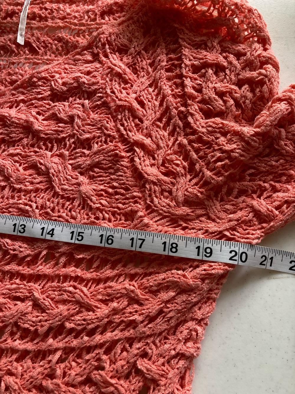 Free People Coral Open-Knit Top - Picture 5 of 7